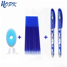 מחיק עט סט רחיץ ידית כחול שחור צבע דיו כתיבה כדורי עטים עבור בית ספר משרד מכתבים ספקי בחינה חילוף(China)