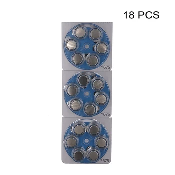 

Hearing Aid Battery PR44 1.4V Blue Tab Zinc-Air Button Cell Power Batteries e675 Replaces 675 675A A675 DA675 P675 ZA675