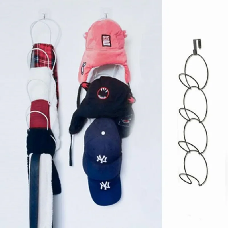 5style Iron Hat storage door nail free hanging rack wall storage scarf hook rack mannequin Housewear Furnishings 1pc C793
5style Iron Hat storage door nail free hanging rack wall storage scarf hook rack mannequin Housewear Furnishings 1pc C793