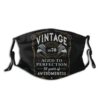 50th Birthday 1970 Edition Reusable Mouth Face Mask Anti Bacterial Dust Protection Cover Respirator Muffle Mask with Filters
50th Birthday 1970 Edition Reusable Mouth Face Mask Anti Bacterial Dust Protection Cover Respirator Muffle Mask with Filters