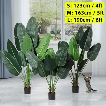 S/M/L Artificial Plants Tropical Monstera Banana Leaves Simulation Leaf For Hawaiian Theme Party Decor Home Garden Fake Leaves
S/M/L Artificial Plants Tropical Monstera Banana Leaves Simulation Leaf For Hawaiian Theme Party Decor Home Garden Fake Leaves