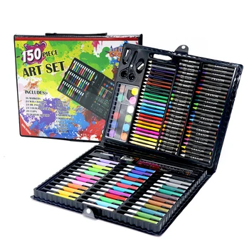 150 Pcs Kids Art Set Children Drawing Set Water Color Pen Crayon Oil Pastel Painting Drawing Tool Art supplies stationery set
150 Pcs Kids Art Set Children Drawing Set Water Color Pen Crayon Oil Pastel Painting Drawing Tool Art supplies stationery set