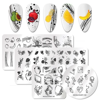Summer Fruits Design Stamp Plates Leaf Flower Line Patterns Nail Art Stamping Template Printing Stencil Image Transfer Tool
Summer Fruits Design Stamp Plates Leaf Flower Line Patterns Nail Art Stamping Template Printing Stencil Image Transfer Tool