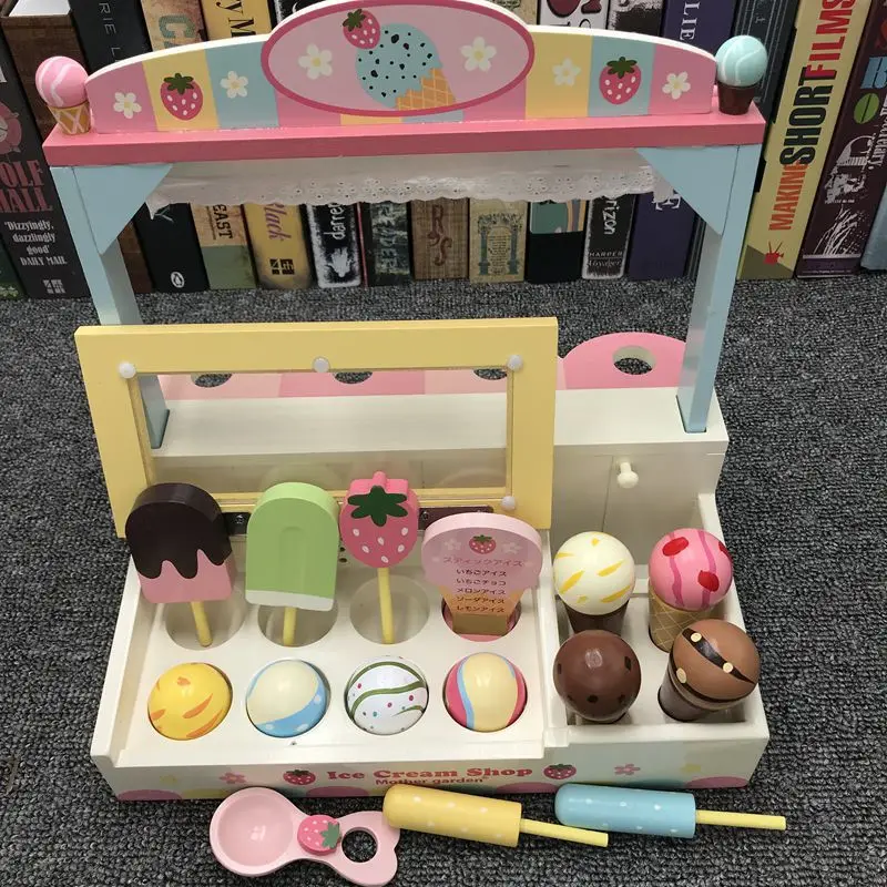 Model Ice Cream Cone Toy Machine Ice Cream Truck Children Play House Wooden Ice Cream GIRL'S And BOY'S Birthday Gift
Model Ice Cream Cone Toy Machine Ice Cream Truck Children Play House Wooden Ice Cream GIRL'S And BOY'S Birthday Gift