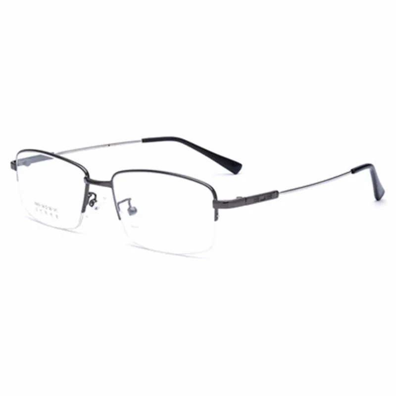 Y9869 Titanium Alloy Super Toughness And Comfort Men Large Frame Business Prescription Half-frame Spectacle Frame
Y9869 Titanium Alloy Super Toughness And Comfort Men Large Frame Business Prescription Half-frame Spectacle Frame