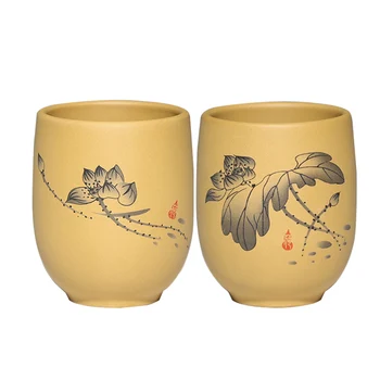 Chinese Tea Cup 120ml Yixing Teacup Purple Clay Segment Mud Puer Cups Coffee Mug Handmade Teacups Container Teaware Decor Crafts
Chinese Tea Cup 120ml Yixing Teacup Purple Clay Segment Mud Puer Cups Coffee Mug Handmade Teacups Container Teaware Decor Crafts