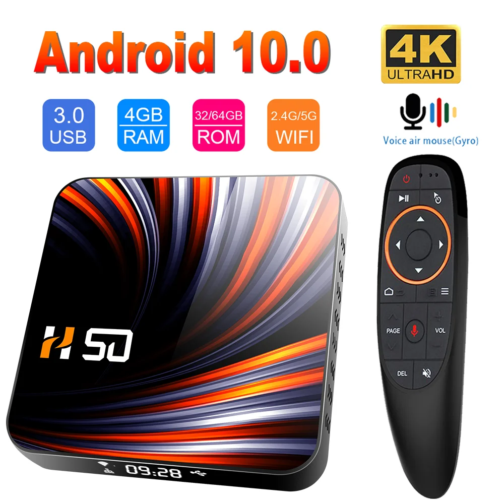 2020 Andriod TV Box 4K Smart TVBox 4GB 32GB 64GB Google Voice Assisgant RK3318 TV Box Android 10 BT4.0 2.4G&5G WIFI Set Top Box
2020 Andriod TV Box 4K Smart TVBox 4GB 32GB 64GB Google Voice Assisgant RK3318 TV Box Android 10 BT4.0 2.4G&5G WIFI Set Top Box