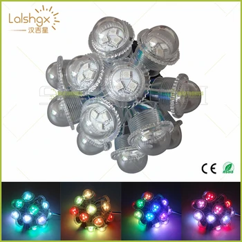 30pcs DC12V WS2811 LED Module Exposed Point Light 3 leds 5050 SMD RGB Chips waterproof IP67 diameter 26mm transparent cover
30pcs DC12V WS2811 LED Module Exposed Point Light 3 leds 5050 SMD RGB Chips waterproof IP67 diameter 26mm transparent cover