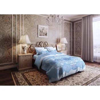 Bed linen renessans color: blue (2 CN. Euro)
Bed linen renessans color: blue (2 CN. Euro)