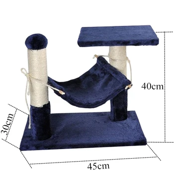 Cat Tree Scratcher with Hammock Funny Scratching Frame Sisal Rope Climbing Tree Toy Activity Protecting Furniture Cats Bed
Cat Tree Scratcher with Hammock Funny Scratching Frame Sisal Rope Climbing Tree Toy Activity Protecting Furniture Cats Bed
