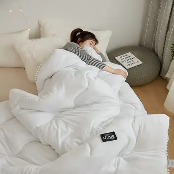 Washed Cotton Winter Comforter With White Balls Warm Quilt 150*200cm Textile Pastoral Bedding Home Duvet Blanket White Thichken
Washed Cotton Winter Comforter With White Balls Warm Quilt 150*200cm Textile Pastoral Bedding Home Duvet Blanket White Thichken
