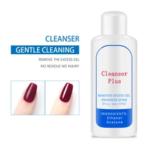 Dissolvant d'excès de vernis à ongles UV 60ML nettoyant Plus Surface liquide couche collante résidu Art des ongles dégraissant propre acrylique pour ongles(China)