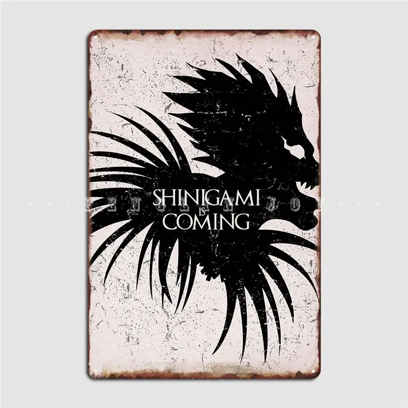 Shinigami Is Coming Metal Sign Club Party Mural Customize Garage Decoration Tin Sign Poster
Shinigami Is Coming Metal Sign Club Party Mural Customize Garage Decoration Tin Sign Poster