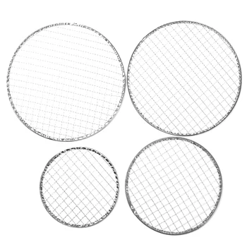 

Disposable barbecue Net Multi-Purpose Round Stainless Steel Wire Steaming Cooling Barbecue Racks/Grills/Pan Grate/Carbon Baking