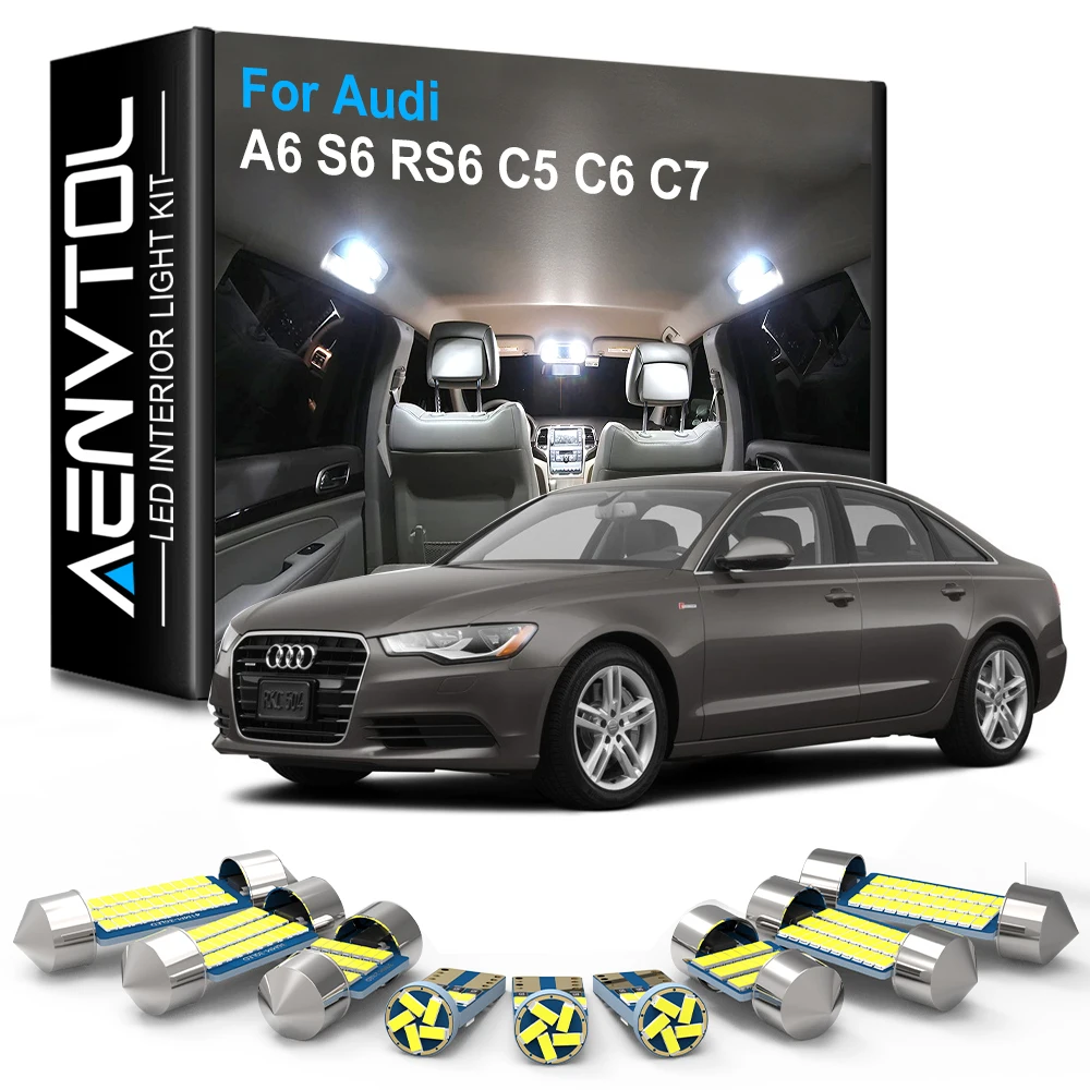 AENVTOL Canbus для Audi A6 S6 RS6 C5 C6 C7 4F Avant Sedan 1996 1998 1999 2003 2004 2005 2006 аксессуары светильник ка |