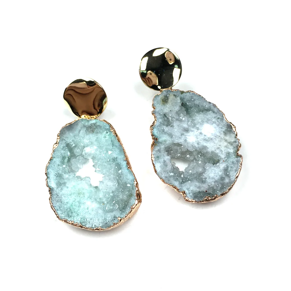 2019 wholesale New Women Earrings Stud Jewelry Multicolor Handmade Nature Stone Drop-shaped Quartz Stone Earring 019
2019 wholesale New Women Earrings Stud Jewelry Multicolor Handmade Nature Stone Drop-shaped Quartz Stone Earring 019