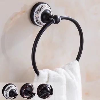 Vintage black brushed bathroom towel ring /circle round carved towel hanger shelf wall mounted
Vintage black brushed bathroom towel ring /circle round carved towel hanger shelf wall mounted
