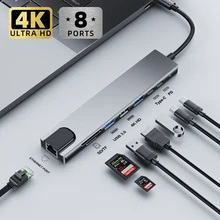 USB C Type C HUB Splitter USB Adapter to 4K HDMI 3 0 HUB Multi USB 3.0 Otg SD Card Reader Rj45 Macbook Air M1 Pro Dock Station
USB C Type C HUB Splitter USB Adapter to 4K HDMI 3 0 HUB Multi USB 3.0 Otg SD Card Reader Rj45 Macbook Air M1 Pro Dock Station