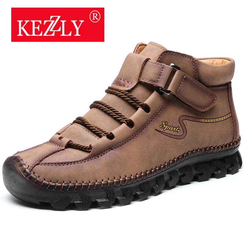 2021 New Winter Men's Boots Comfortable Men Ankle Boots Thick Plush Warm Snow Boots Leather Autumn Outdoor Man Motorcycle Boots
2021 New Winter Men's Boots Comfortable Men Ankle Boots Thick Plush Warm Snow Boots Leather Autumn Outdoor Man Motorcycle Boots