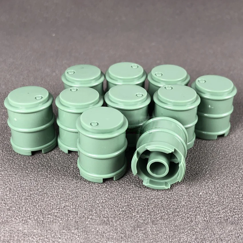 10Pcsset Legoingly Military Equipment Petrol Cans Bottles Building Blocks Bricks City MOC Accessories Parts Kits DIY Toys (3)