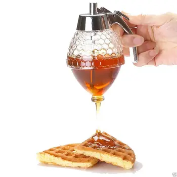200ML Honey Juice Syrup Dispenser Practical Acrylic Pot Jar 1 Cup Acrylic Bee Hive with Trigger Stand High Quality
200ML Honey Juice Syrup Dispenser Practical Acrylic Pot Jar 1 Cup Acrylic Bee Hive with Trigger Stand High Quality