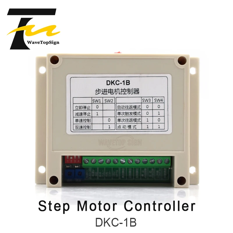 WaveTopSign Industrial Type DKC-1B Stepper Motor Controller Single-Axis Pulse Generator Servo Motor PLC Speed Regulation
WaveTopSign Industrial Type DKC-1B Stepper Motor Controller Single-Axis Pulse Generator Servo Motor PLC Speed Regulation