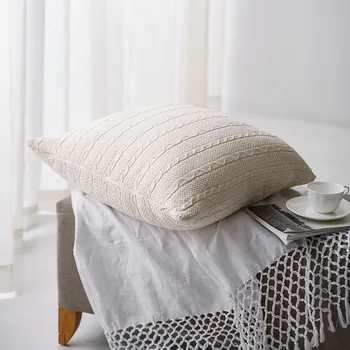 Nordic Knitted Pillow Cover Cushion Cover Pillowcase Home Soft Decor Coreless Pillow Cushion Cover Car Decor Photography Props
Nordic Knitted Pillow Cover Cushion Cover Pillowcase Home Soft Decor Coreless Pillow Cushion Cover Car Decor Photography Props