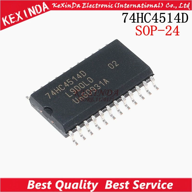 74HC4514D 74HC4514 соп-24 IC 20 шт./лот бесплатная доставка | Электронные компоненты и
