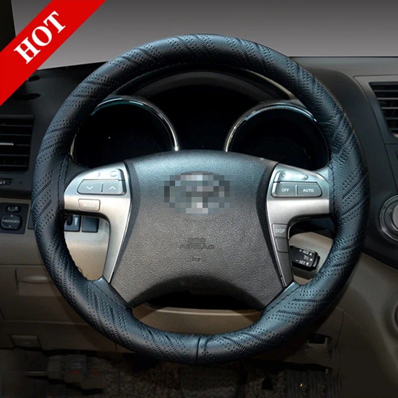 Decorative pattern Micro Fiber leather Car Steering Wheel Cover handsewn car steering wheel sleeve 38CM Interior Accessories
Decorative pattern Micro Fiber leather Car Steering Wheel Cover handsewn car steering wheel sleeve 38CM Interior Accessories