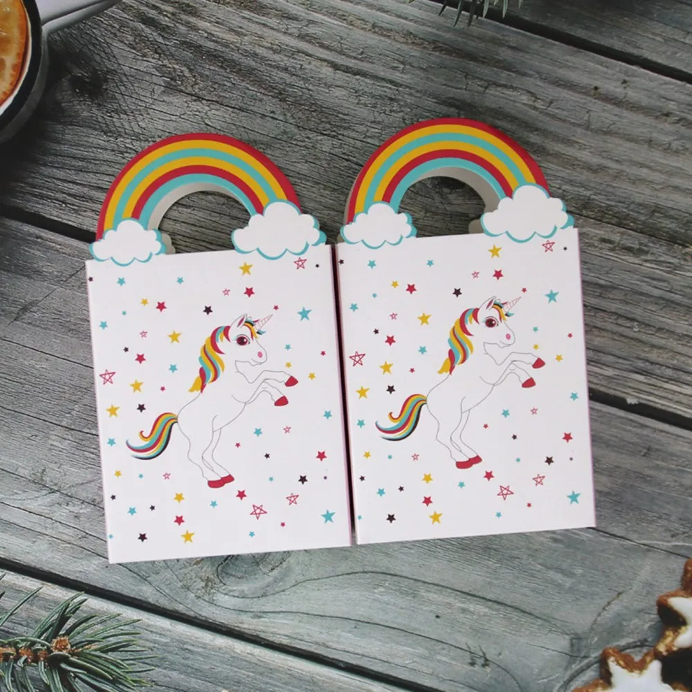 New Hot-selling Candy Box European-style Rainbow Unicorn Small Pastry Box Biscuit Box Hand-carrying Cake Box
New Hot-selling Candy Box European-style Rainbow Unicorn Small Pastry Box Biscuit Box Hand-carrying Cake Box