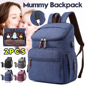 Waterproof Mummy Diaper Bag USB charging Stroller bag Backpack Mother Maternity Nappy Bags Large Capacity Baby Care Nursing Bag
Waterproof Mummy Diaper Bag USB charging Stroller bag Backpack Mother Maternity Nappy Bags Large Capacity Baby Care Nursing Bag