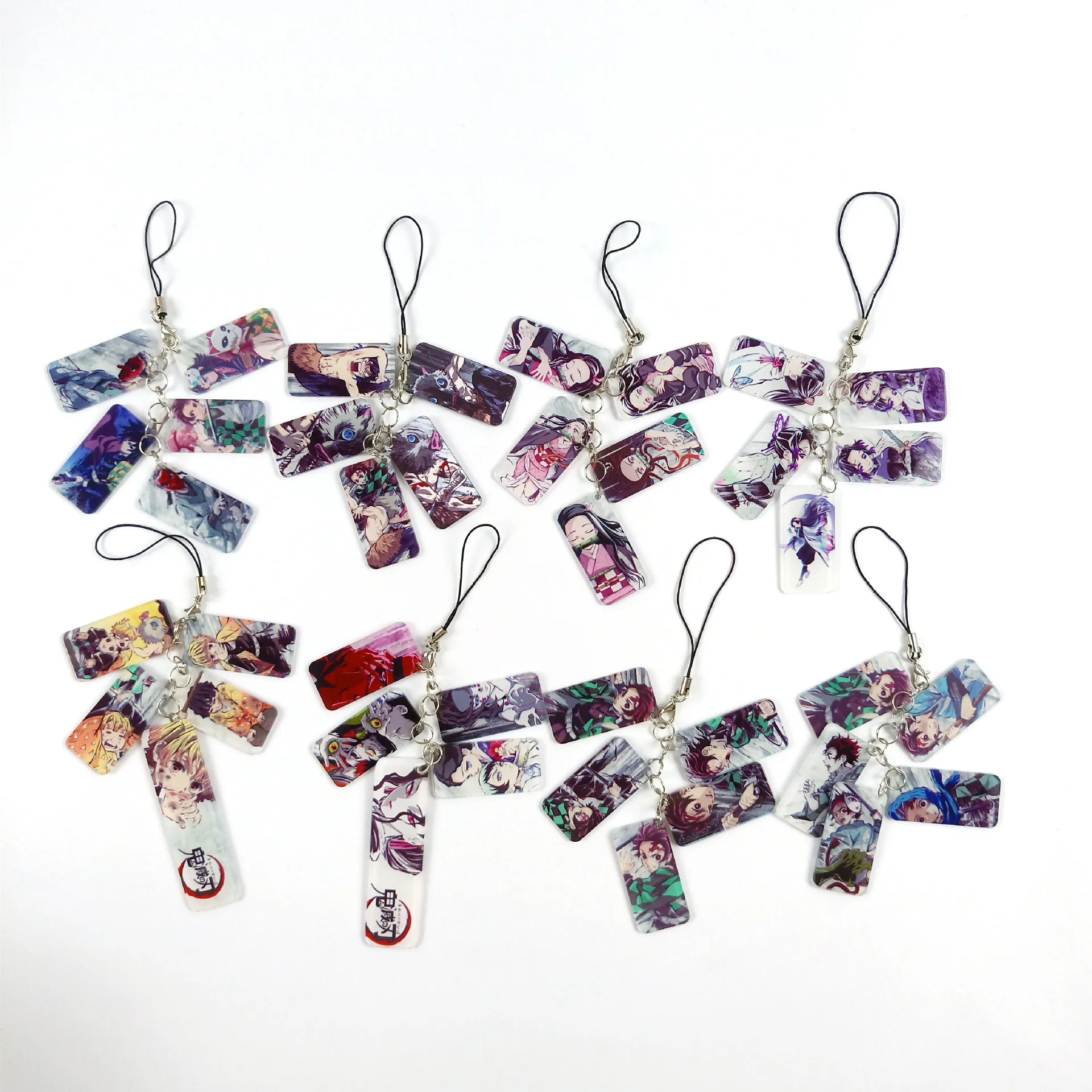 8Styles Demon Slayer Kimetsu No Yaiba Tanjirou Nezuko Zenitsu Inosuke Shinobu Keychain Blade of Ghost Keyring Acrylic Key Chains
8Styles Demon Slayer Kimetsu No Yaiba Tanjirou Nezuko Zenitsu Inosuke Shinobu Keychain Blade of Ghost Keyring Acrylic Key Chains