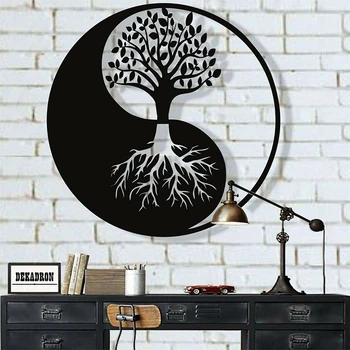 4sies Iron Round Wall Hanging Decor Tree of Life Iron Art Sculpture Home Bedroom Hotel Hanging Ornament Tree Garden Wall Decor
4sies Iron Round Wall Hanging Decor Tree of Life Iron Art Sculpture Home Bedroom Hotel Hanging Ornament Tree Garden Wall Decor