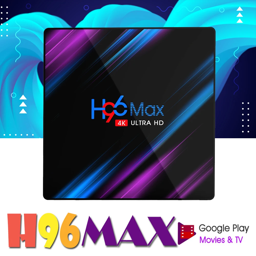 H96 MAX Smart TV Box Android 9.0 Rockchip RK3318 4GB 64GB USB 3.0 Support HDMI 2.0 RKMC 18.1 4K H.265 HD YouTube Netflix
H96 MAX Smart TV Box Android 9.0 Rockchip RK3318 4GB 64GB USB 3.0 Support HDMI 2.0 RKMC 18.1 4K H.265 HD YouTube Netflix