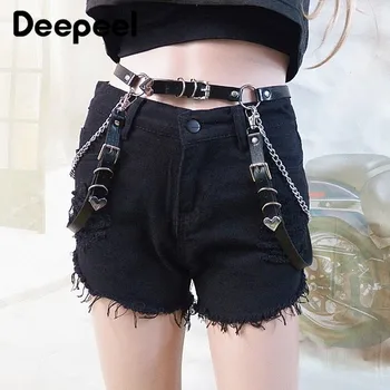 Deepeel 1pc 100cm-125cm Love Versatile Black Flow Waist Chain Nightclub Sexy Jewelry Casual Cummerbunds with Jeans YK676 
Deepeel 1pc 100cm-125cm Love Versatile Black Flow Waist Chain Nightclub Sexy Jewelry Casual Cummerbunds with Jeans YK676