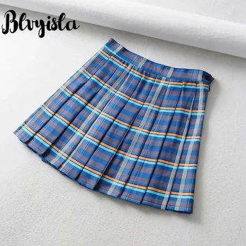 Blvyisla High Waist Grid Printed Pleated Mini Skirt Sexy Student Sport England Style Skirts
Blvyisla High Waist Grid Printed Pleated Mini Skirt Sexy Student Sport England Style Skirts