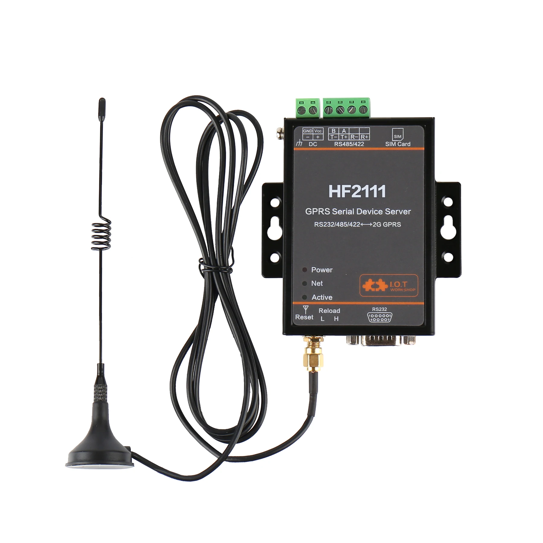 Последовательный порт RS232 RS485 RS422 до 2G GPRS конвертер GSM серверное устройство HF2111 DTU