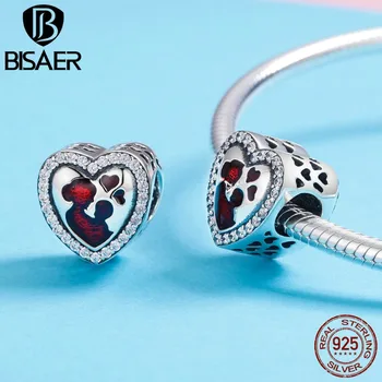 BISAER 925 Sterling Silver Clear CZ Red Crystal Openwork Mom and Baby Heart Charm Beads for Female Charm Bracelet Gift GXC634
BISAER 925 Sterling Silver Clear CZ Red Crystal Openwork Mom and Baby Heart Charm Beads for Female Charm Bracelet Gift GXC634