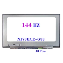 Panneau d'affichage LCD pour ordinateur portable Lenovo, 17.3 pouces, N173HCE-G33, pour Legion 5-17ITH6 5-17ACH6H 82JM 82JN 82JY 82K0 144 HZ 100% sRGB=