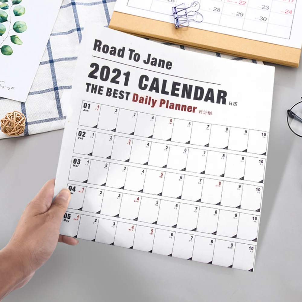 2021 Wall Calendar 365 Days Countdown Diary Calendar Kawaii Stationery Study Planning Learning for Kids New Arrive Wholesale
2021 Wall Calendar 365 Days Countdown Diary Calendar Kawaii Stationery Study Planning Learning for Kids New Arrive Wholesale