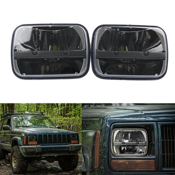 Car Accessories 5x7 Inch High/Low Beam LED Rectangular Headlamp For Jeep Comanche MJ Truck FLD 7"*6" Square Projector Headlights
Car Accessories 5x7 Inch High/Low Beam LED Rectangular Headlamp For Jeep Comanche MJ Truck FLD 7"*6" Square Projector Headlights