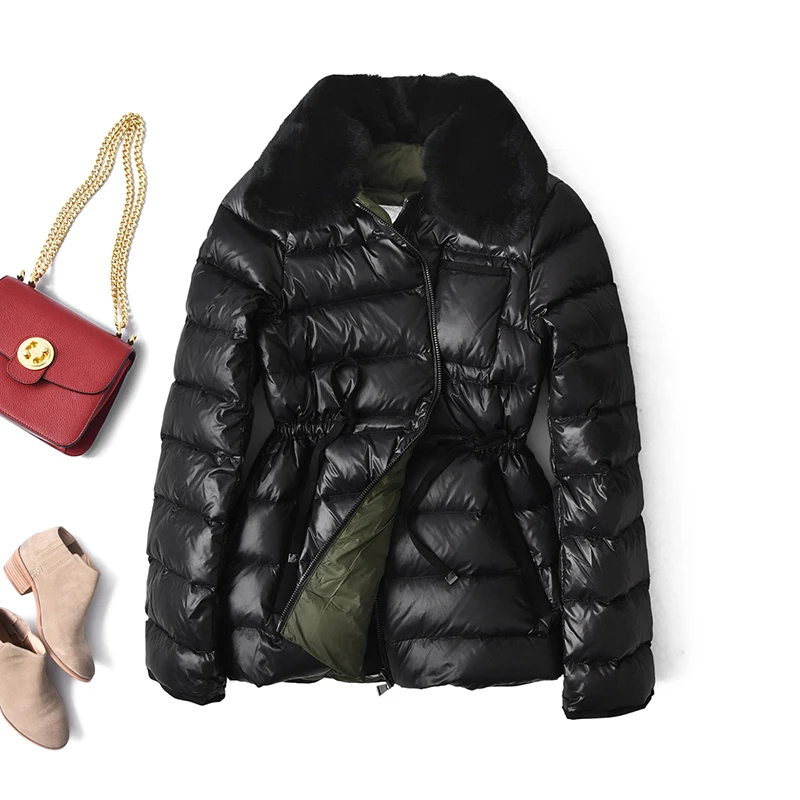 White Duck Down Jacket Women Winter Puffer Down Coat Rabbit Fur Collar Korean Fashion Womens Down Jacekts A28349 KJ3680
White Duck Down Jacket Women Winter Puffer Down Coat Rabbit Fur Collar Korean Fashion Womens Down Jacekts A28349 KJ3680