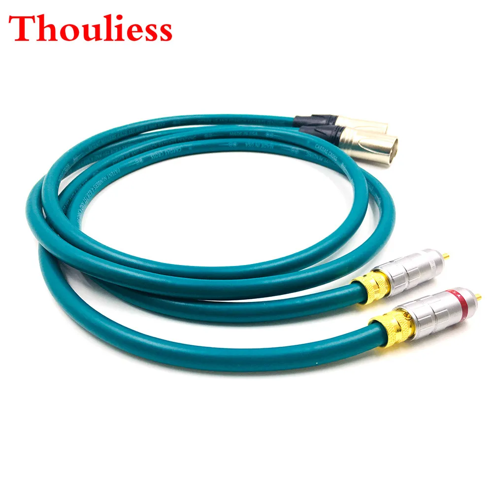 Thouliess Pair Type-1016 RCA Male to 3pin XLR Male Balacned Audio Cable XLR to RCA Interconnect Cable with CARDAS CROSS USACable
Thouliess Pair Type-1016 RCA Male to 3pin XLR Male Balacned Audio Cable XLR to RCA Interconnect Cable with CARDAS CROSS USACable