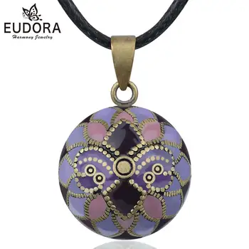 Eudora Original Harmony ball fleur-de-lis Pendant Enamel Craft Pink Colorful Chime Ball Necklace 2020 Angel Caller Jewelry B337
Eudora Original Harmony ball fleur-de-lis Pendant Enamel Craft Pink Colorful Chime Ball Necklace 2020 Angel Caller Jewelry B337