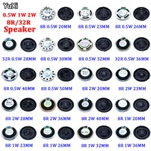 YUXI 1PCS 8Ohm 32Ohm 0.5W 1W 2W Speakers Mini Ultra-thin Horn Speaker Diameter 20/23/26/32/36/40MM Small loudspeaker 
YUXI 1PCS 8Ohm 32Ohm 0.5W 1W 2W Speakers Mini Ultra-thin Horn Speaker Diameter 20/23/26/32/36/40MM Small loudspeaker