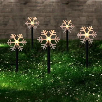 5pcs Christmas snowflake garden decor LED light Christmas Decoration for Home Pathway light natal new year outdoor light
5pcs Christmas snowflake garden decor LED light Christmas Decoration for Home Pathway light natal new year outdoor light