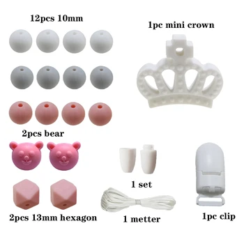 Silicone Beads Set Wooden cartoon teether Food Grade BPA Free car Fox Rabbit DIY Accessories Set Pacifier Chain Clips Nylon Rope
Silicone Beads Set Wooden cartoon teether Food Grade BPA Free car Fox Rabbit DIY Accessories Set Pacifier Chain Clips Nylon Rope
