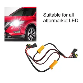 1 Pair Automotive LED Headlight Resistor Decoder H11 / H8 / H9 Fog Lamp Alloy Load Resistance Wiring Eliminator
1 Pair Automotive LED Headlight Resistor Decoder H11 / H8 / H9 Fog Lamp Alloy Load Resistance Wiring Eliminator
