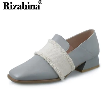 RizaBina Real Leather Women Tassels Ladies Work Pumps Slip On Chunky Heels Spring Fashion Shoes Women Pumps Footwear Size 34-39
RizaBina Real Leather Women Tassels Ladies Work Pumps Slip On Chunky Heels Spring Fashion Shoes Women Pumps Footwear Size 34-39