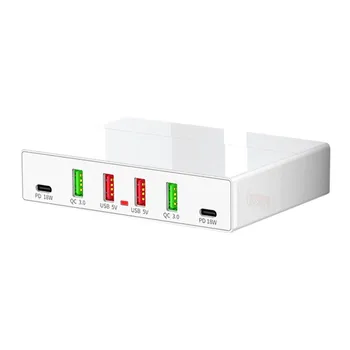 X5 Multi-function QC 3.0 USB Type C Quick Charger For iPhone 11 Pro XS Max XR X vivo /Samsung /Huawei/OPPO/xiaomi/onePlus 7
X5 Multi-function QC 3.0 USB Type C Quick Charger For iPhone 11 Pro XS Max XR X vivo /Samsung /Huawei/OPPO/xiaomi/onePlus 7
